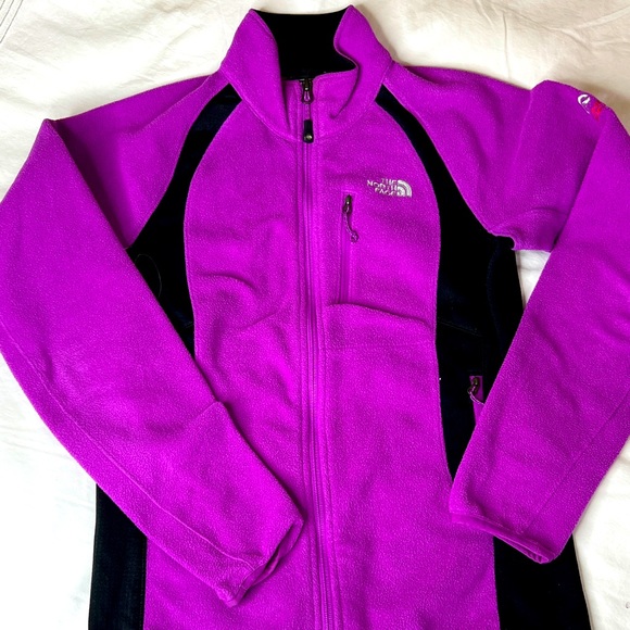 The North Face Fleece Jacket Purple Black Summit Series Size Small FL1 - Picture 1 of 9